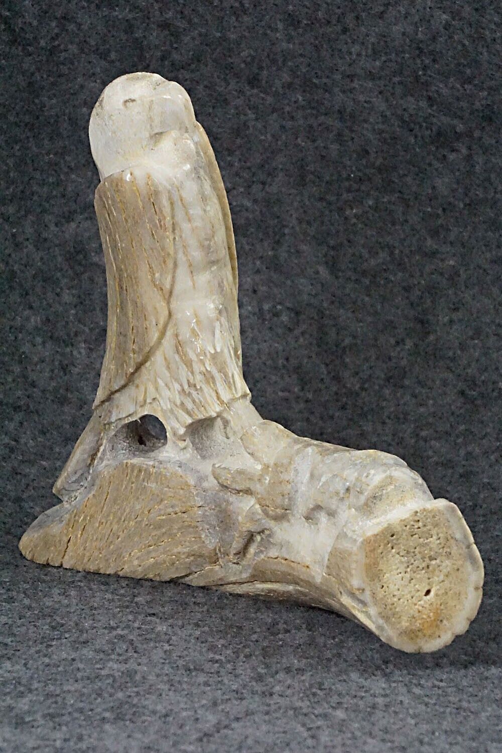 Eagle With Rabbit Zuni Fetish Carving - Allison White