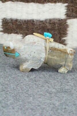 Buffalo Zuni Fetish Carving - Stewart Alanzo