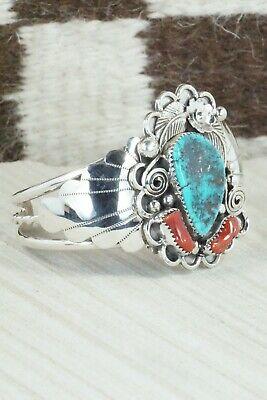 Turquoise & Sterling Silver Bracelet - Shirley Largo - High Lonesome Trading