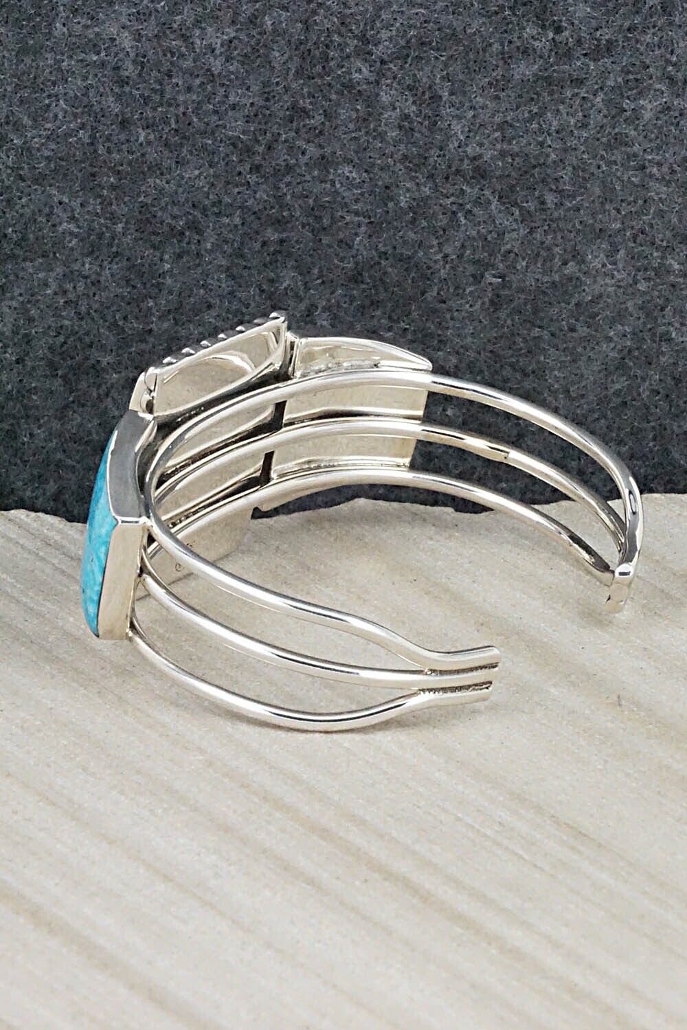 Turquoise & Sterling Silver Bracelet - Irvin Tsosie