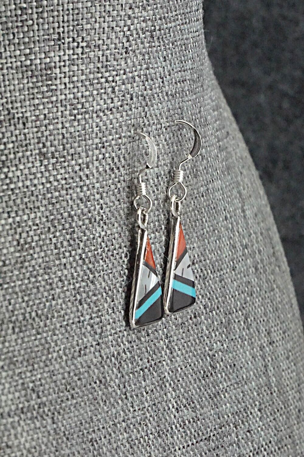 Multi Stone & Sterling Silver Earrings - Rhianna Kallestewa