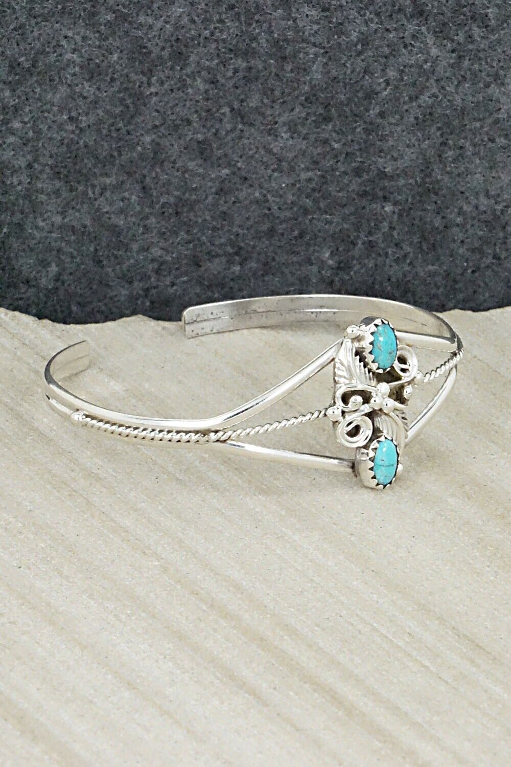 Turquoise & Sterling Silver Bracelet - William Begay
