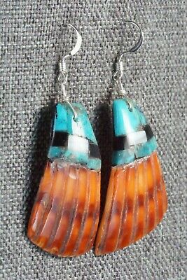 Multi Stone & Sterling Silver Earrings - Torevia Crespin