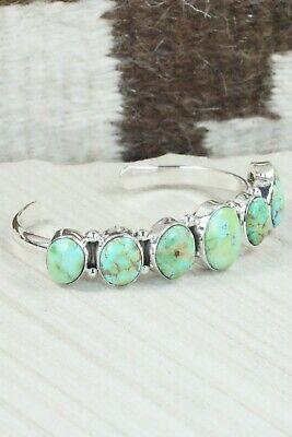 Turquoise & Sterling Silver Bracelet - Thomas Yazzie - High Lonesome Trading