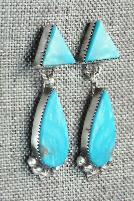 Turquoise & Sterling Silver Earrings - Selina Warner