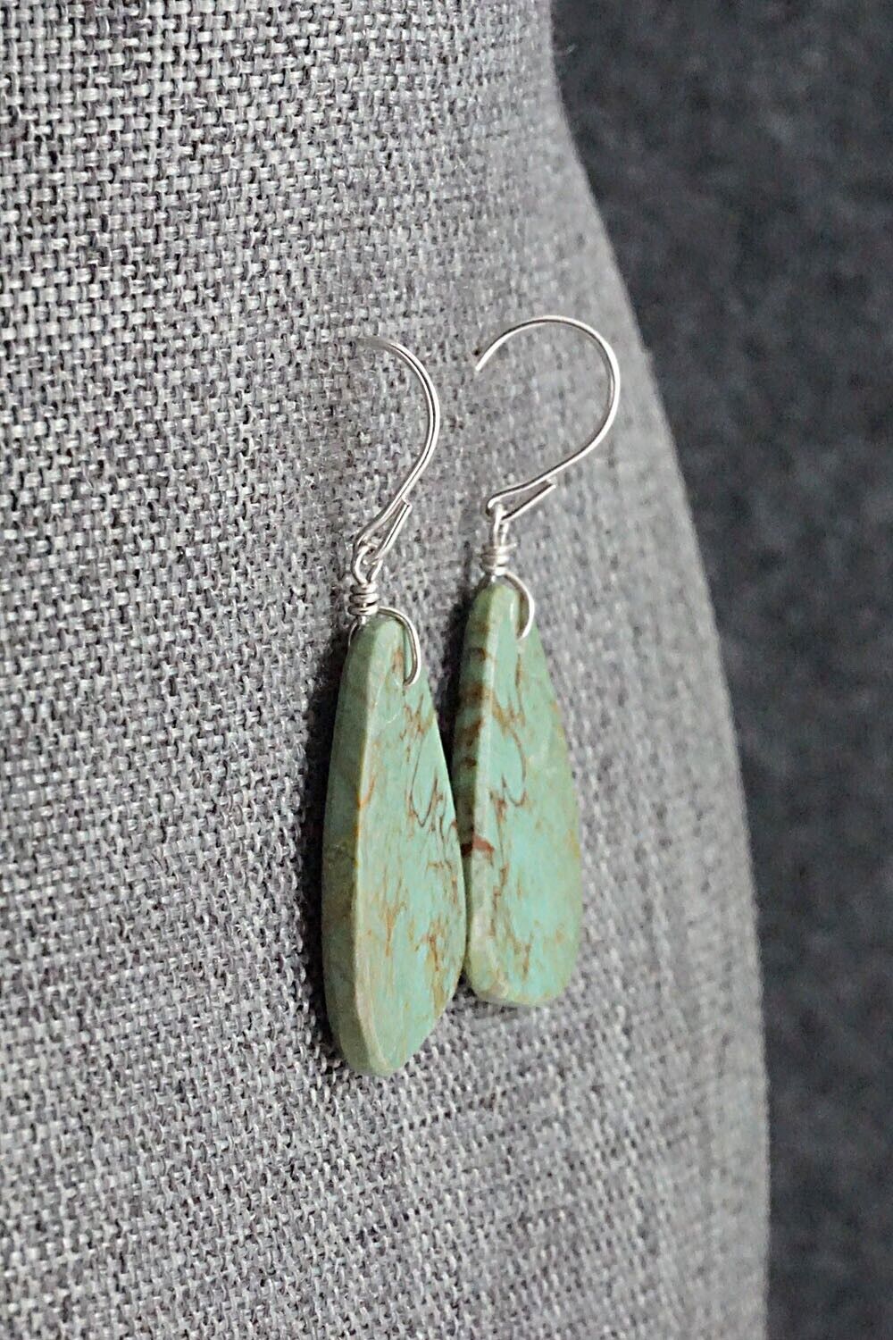 Turquoise & Sterling Silver Earrings - Sharon Abeyta