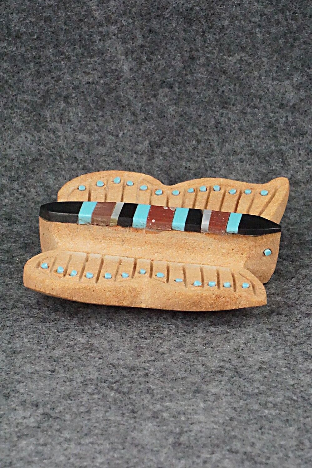 Butterfly Zuni Fetish Carving - Brandon Phillips