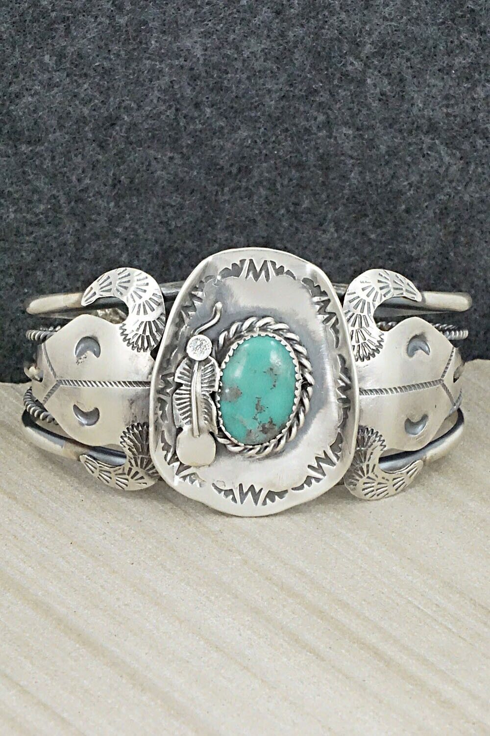 Turquoise & Sterling Silver Bracelet - Tim Yazzie