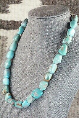 Turquoise & Sterling Silver Necklace - Navajo