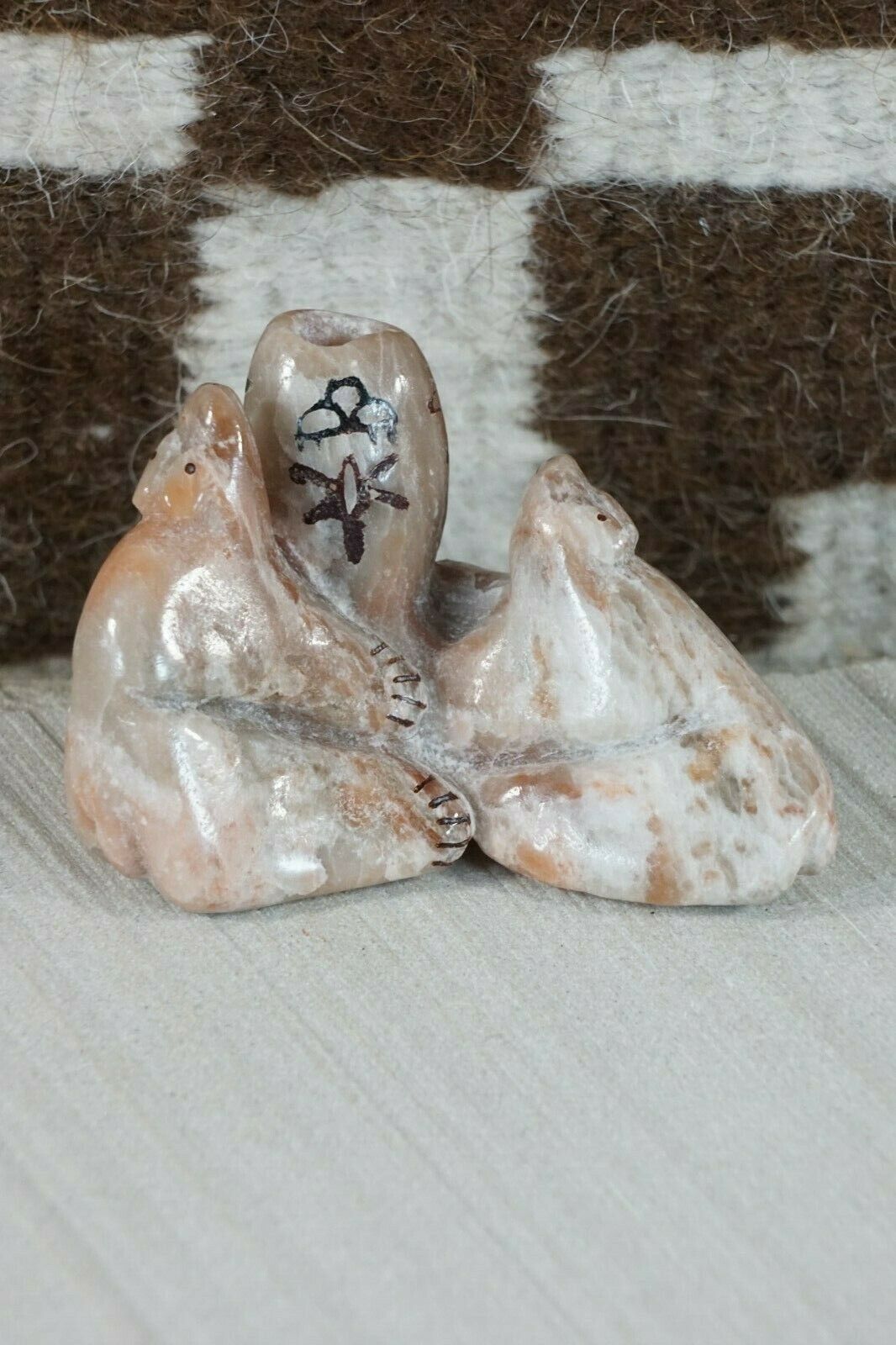 Bear Zuni Fetish Carving - Rick Kallestewa - High Lonesome Trading