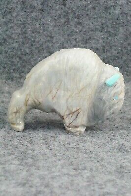 Buffalo Zuni Fetish Carving - Kevin Quam