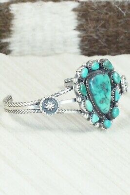 Turquoise & Sterling Silver Bracelet - Roberta Begay