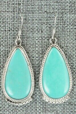 Turquoise & Sterling Silver Earrings - Sharon McCarthy