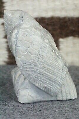 Owl Zuni Fetish Carving - Derrick Kaamasee