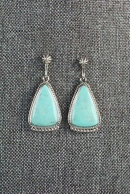 Turquoise and Sterling Silver Earrings - Sharon McCarthy