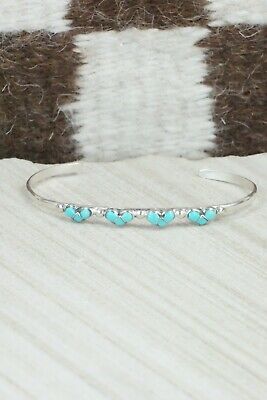Turquoise & Sterling Silver Bracelet - Karla Chavez