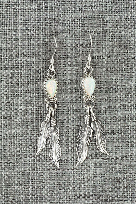 Opalite & Sterling Silver Earrings - Emery Spencer