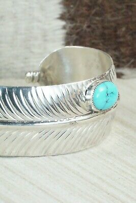 Turquoise & Sterling Silver Bracelet - Aaron Davis