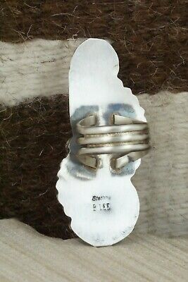 Spiny Oyster & Sterling Silver Ring - Betta Lee - Size 8