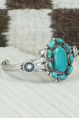 Turquoise & Sterling Silver Bracelet - Roberta Begay