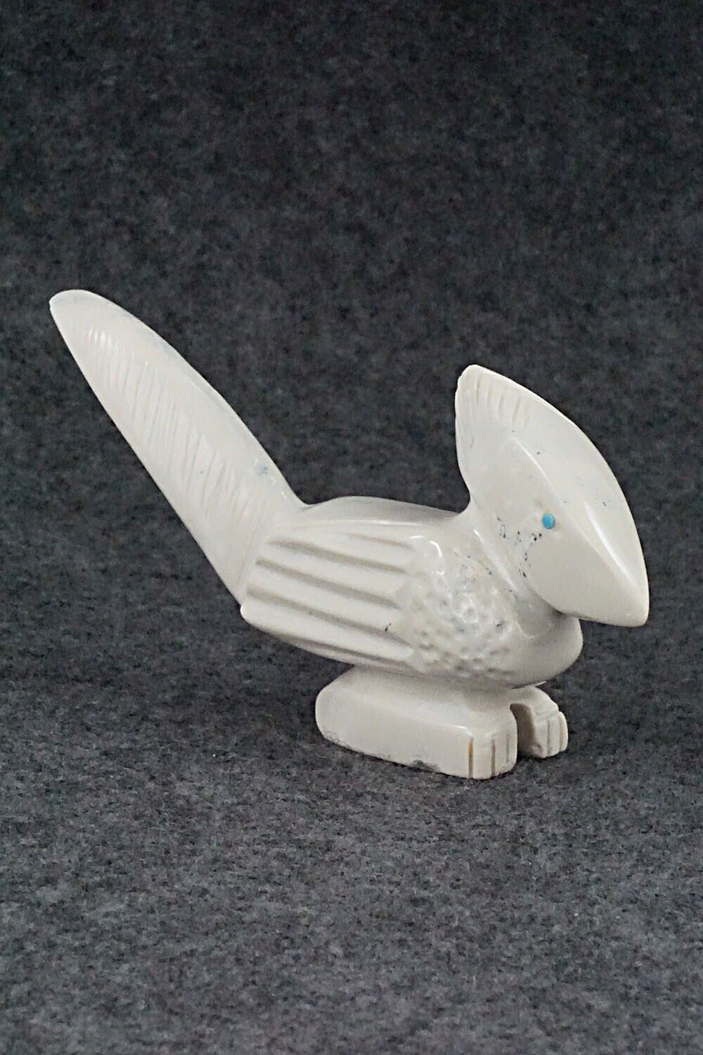 Roadrunner Zuni Fetish Carving - Gilbert Lonjose