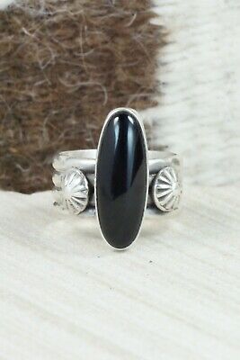 Onyx & Sterling Silver Ring - Ben Begay - Size 8.25