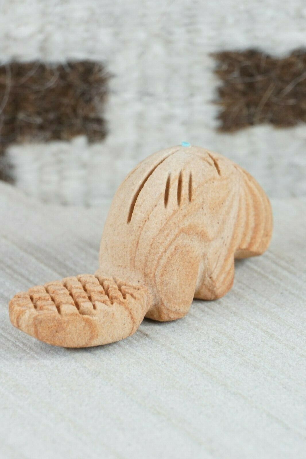 Beaver Zuni Fetish Carving - Brandon Phillips - High Lonesome Trading