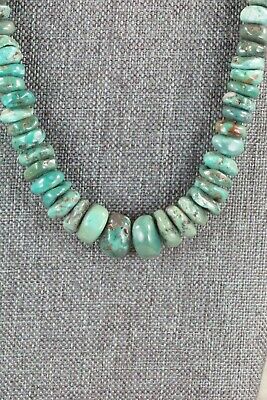 Turquoise & Sterling Silver Necklace - Navajo