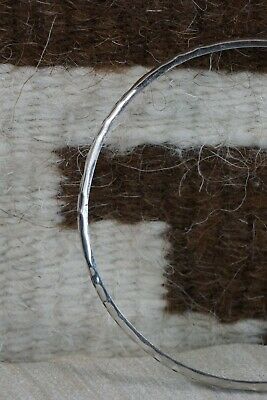 Navajo Sterling Silver Bangle Cuff - Elaine Tahe