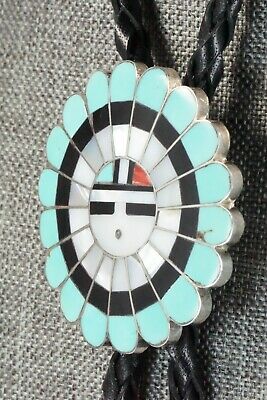 Turquoise & Sterling Silver Bolo Tie - Bryant Othole