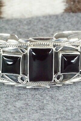 Onyx & Sterling Silver Bracelet - Davey Morgan