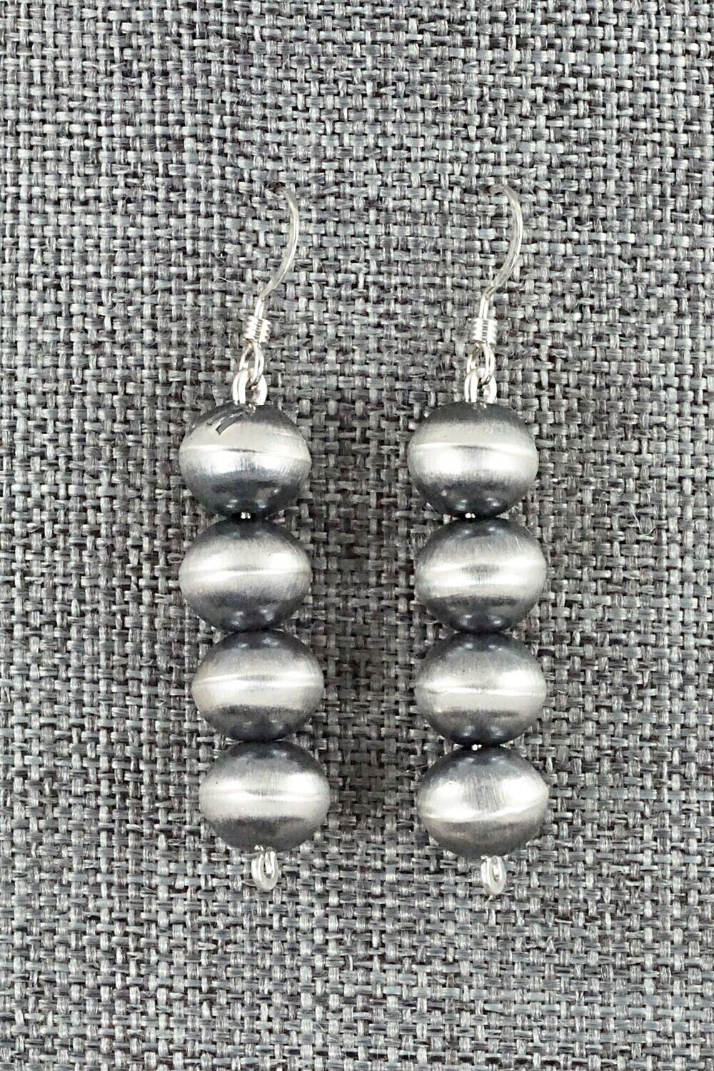 Sterling Silver Navajo Pearl Earrings - Preston Haley
