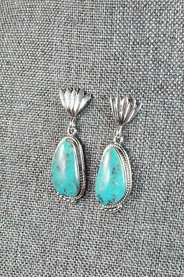Turquoise and Sterling Silver Earrings - Sharon McCarthy