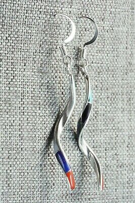 Multi Stone & Sterling Silver Earrings - Ira Johnson