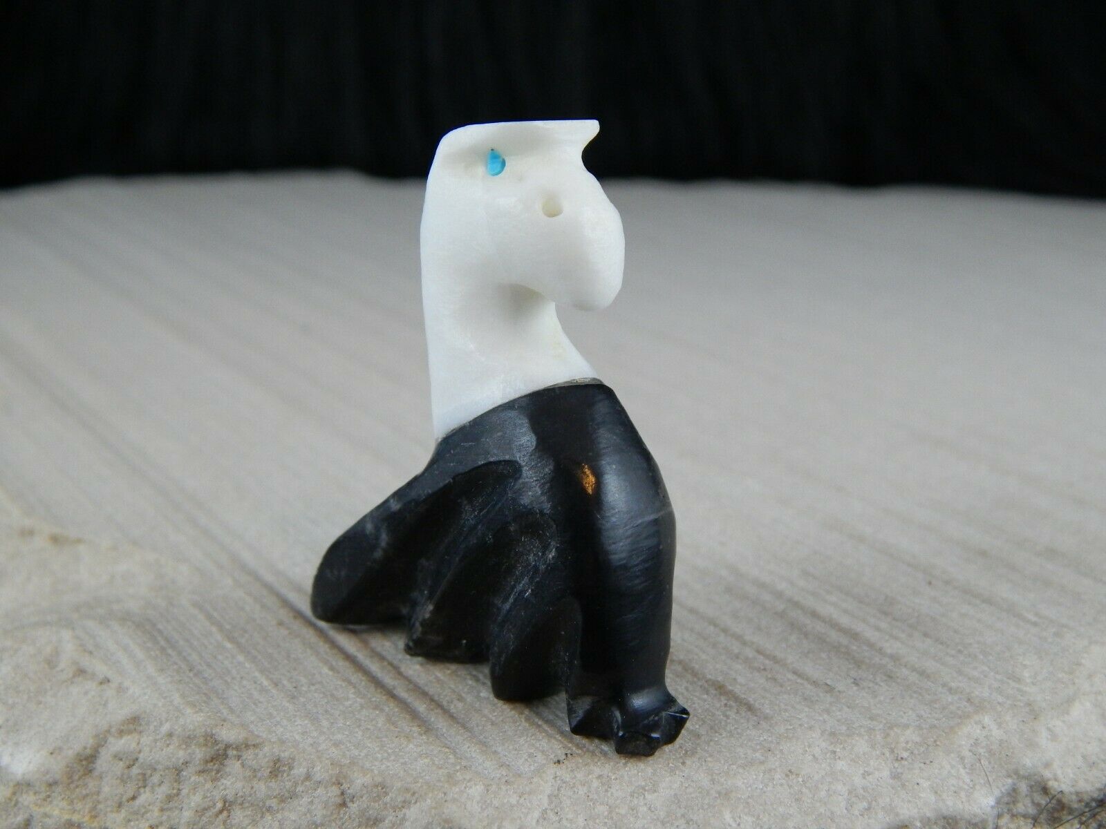 Eagle Zuni Fetish Carving - Kelly Lementino - High Lonesome Trading
