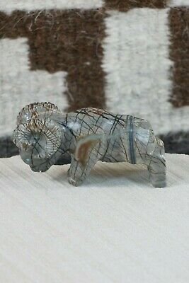 Ram Zuni Fetish Carving - Kevin Quam - High Lonesome Trading