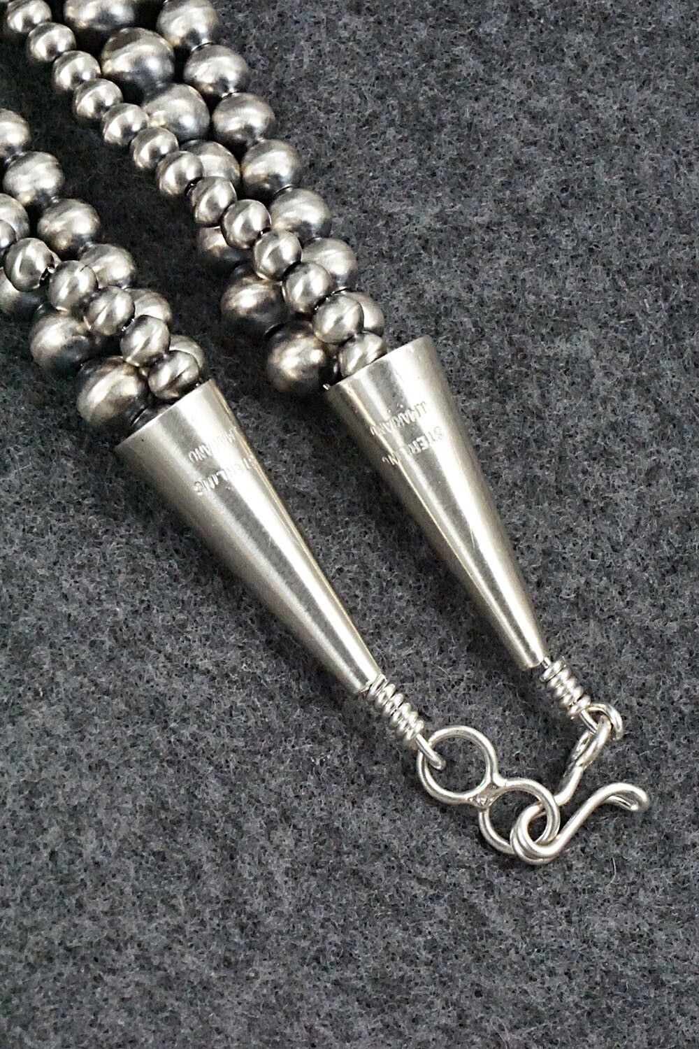 Sterling Silver Navajo Pearl Necklace - Jan Mariano