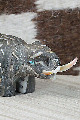 Elephant Zuni Fetish Carving - Brian K. Laate