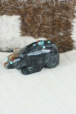 Bear Zuni Fetish Carving - Danette Laate - High Lonesome Trading