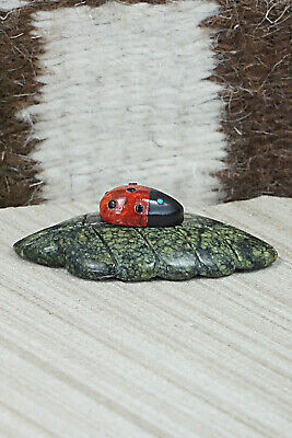 Ladybug Zuni Fetish Carving - Reynold Lunasee
