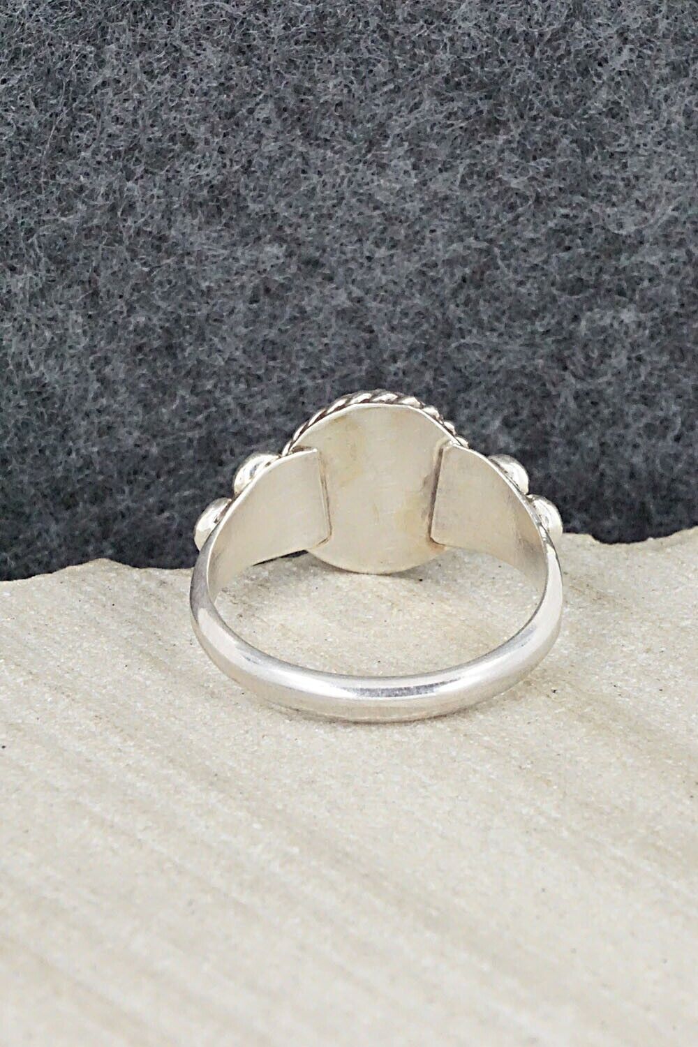 Opalite & Sterling Silver Ring - Freda Martinez - Size 8