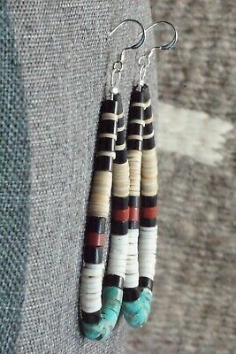 Multi Stone & Sterling Silver Earrings - Torevia Crespin