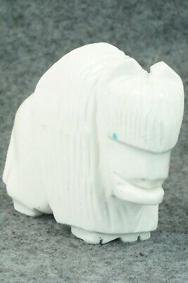 Buffalo Zuni Fetish Carving - Gilbert Lonjose