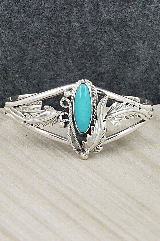 Turquoise & Sterling Silver Bracelet - Andrew Vandever