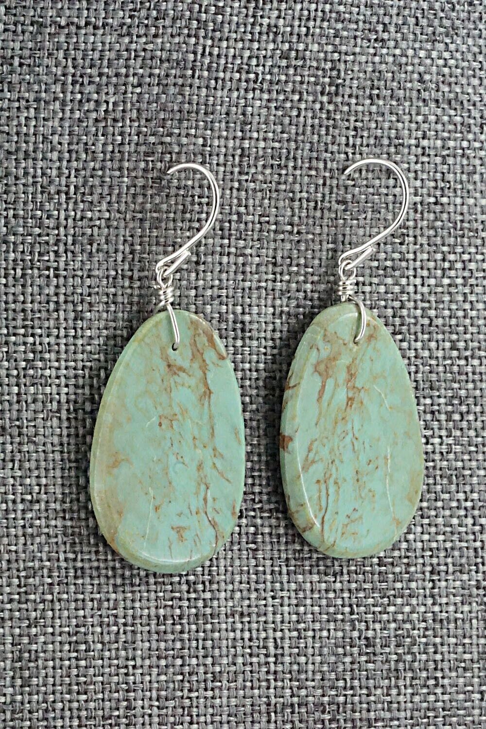Turquoise & Sterling Silver Earrings - Sharon Abeyta