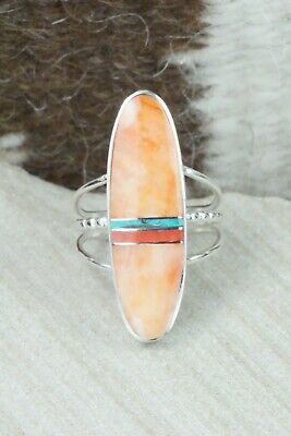 Spiny Oyster & Sterling Silver Ring - Harold Smith - Size 7.5