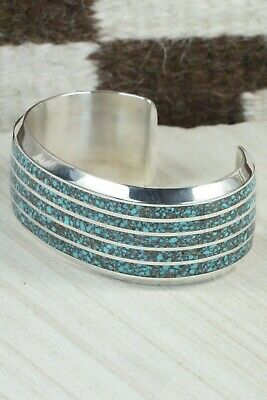 Turquoise & Sterling Silver Bracelet - Lawrence Loretto