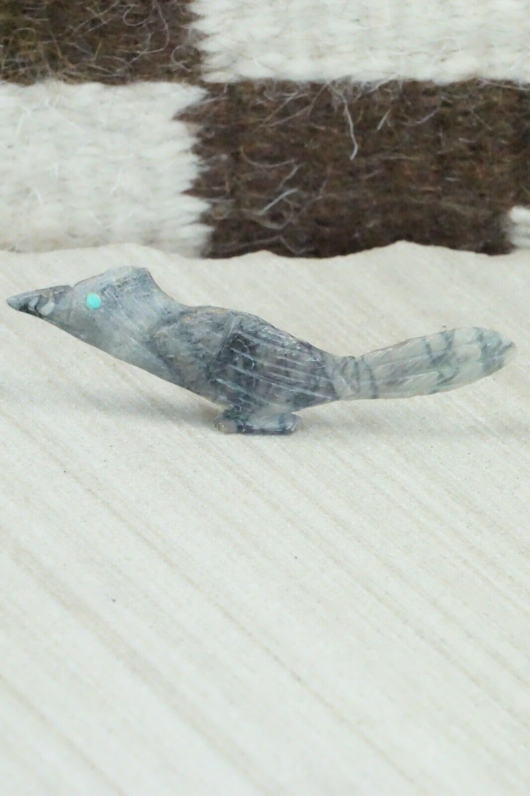 Road Runner Zuni Fetish Carving - Jonas Hustito