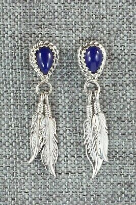 Lapis & Sterling Silver Earrings - Annissa Martinez