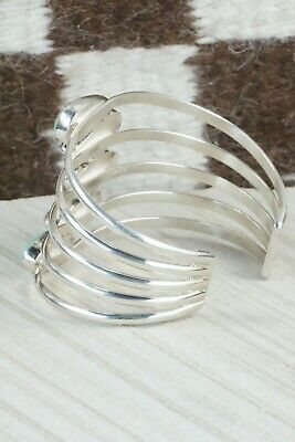 Turquoise & Sterling Silver Bracelet - Jones Delgarito